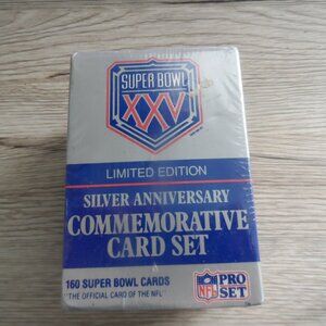 1991 Super Bowl XXV Silver Anniversary Commemorative  Card Set